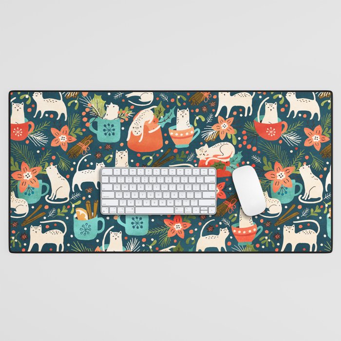 Spicy Kittens Desk Mat Gallery Image 1