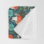 Spicy Kittens Throw Blanket Gallery Image 3