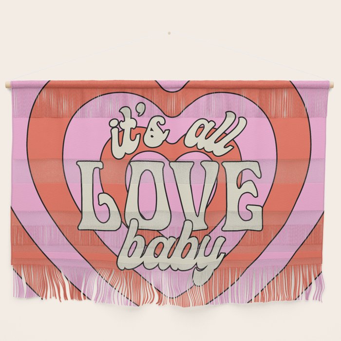 It's All Love, Baby Wall Hanging Gallery Image 1