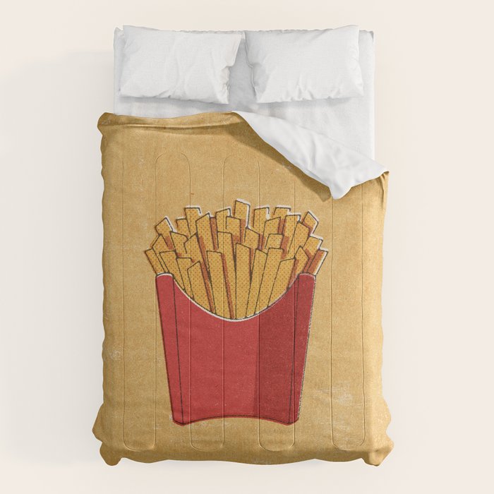 FAST FOOD / Fries Comforter Gallery Image 1