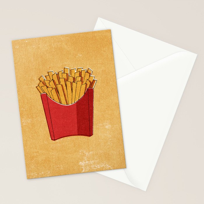 FAST FOOD / Fries Stationery Card Gallery Image 2