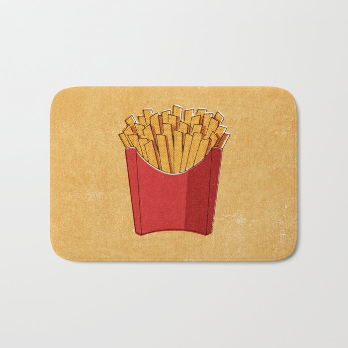 FAST FOOD / Fries Bath Mat Gallery Image 1