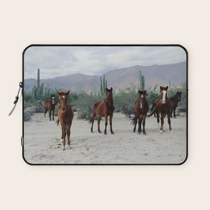 Bahía de los Ángeles Wild Horses Laptop Sleeve Gallery Image 1