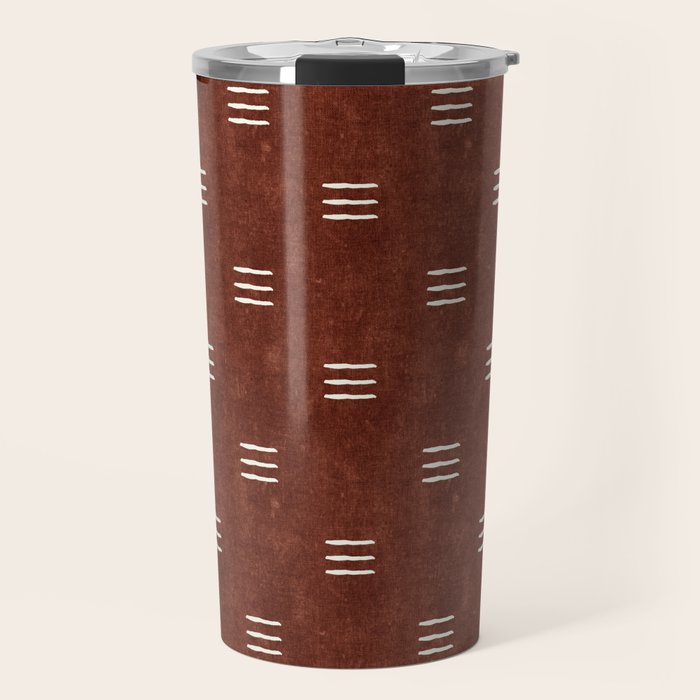 triple dash - rust Travel Mug Gallery Image 1