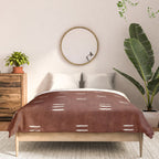 triple dash - rust Comforter Gallery Image 3