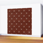 triple dash - rust Wall Mural Gallery Image 2