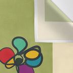 Line Little Wildflowers 1 Wall Tapestry Gallery Image 3