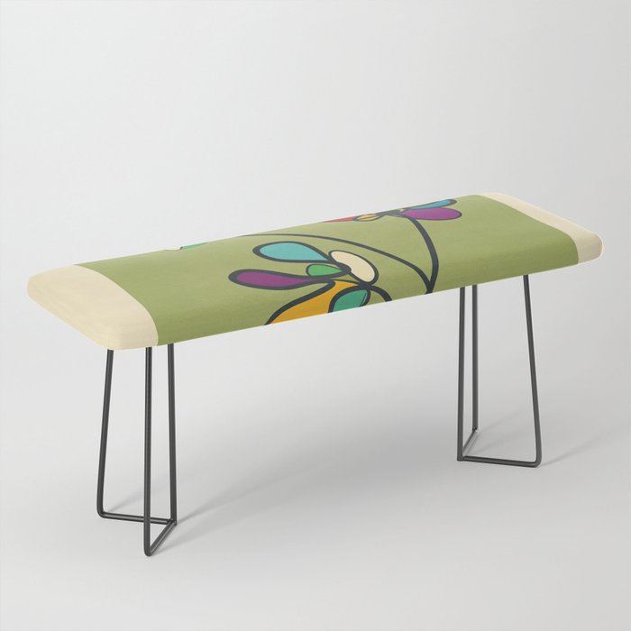 Line Little Wildflowers 1 Bench Gallery Image 1