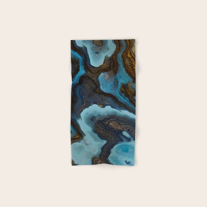 Blue Agate Bath Towel Gallery Image 1