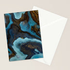 Blue Agate Stationery Card Gallery Image 2