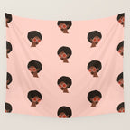 Groovy Girl Pattern Wall Tapestry Gallery Image 4