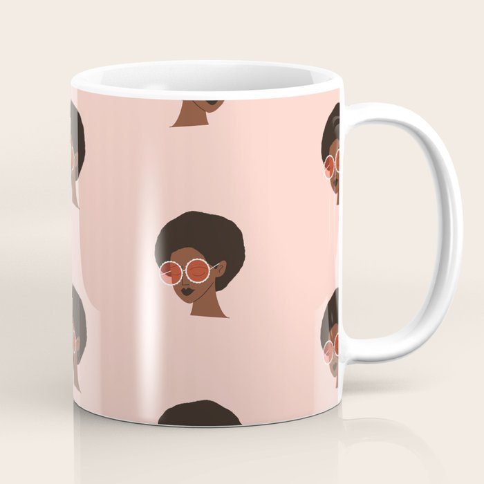 Groovy Girl Pattern Coffee Mug Gallery Image 1