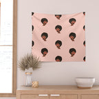 Groovy Girl Pattern Wall Tapestry Gallery Image 2