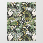 Dark watercolor jungle 1 Poster Gallery Image 4