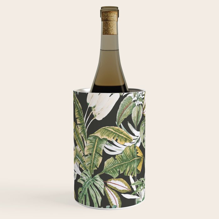 Dark watercolor jungle 1 Wine Chiller Gallery Image 2