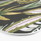 Dark watercolor jungle 1 Bath Mat Gallery Image 3