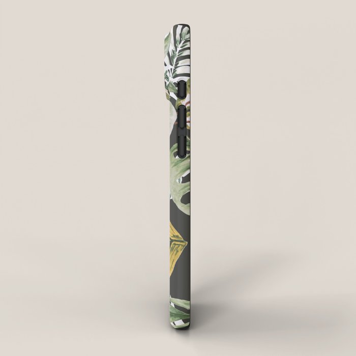 Dark watercolor jungle 1 iPhone Case Gallery Image 2
