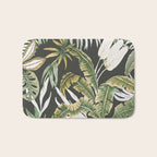 Dark watercolor jungle 1 Bath Mat Gallery Image 1