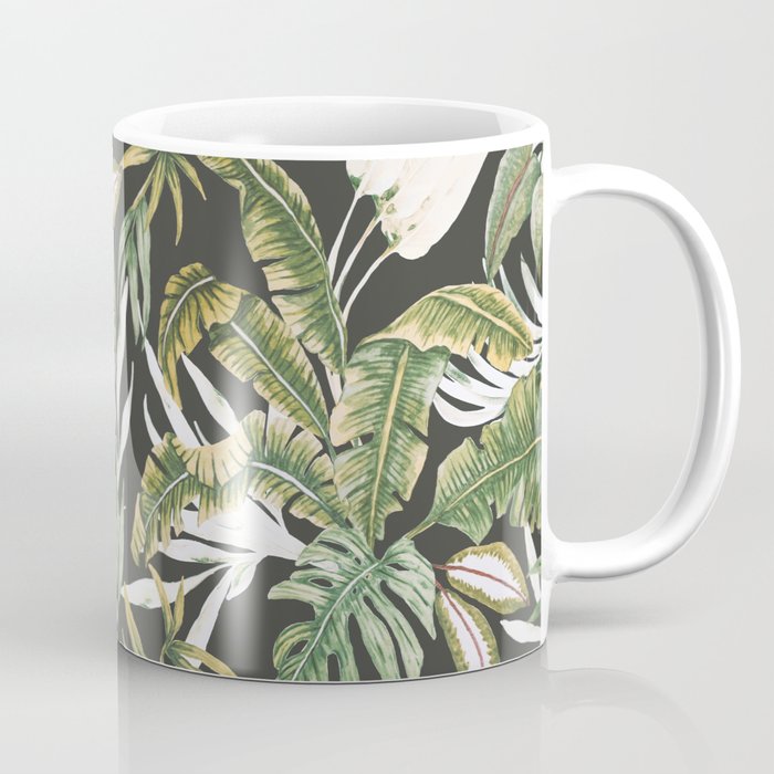 Dark watercolor jungle 1 Coffee Mug Gallery Image 1