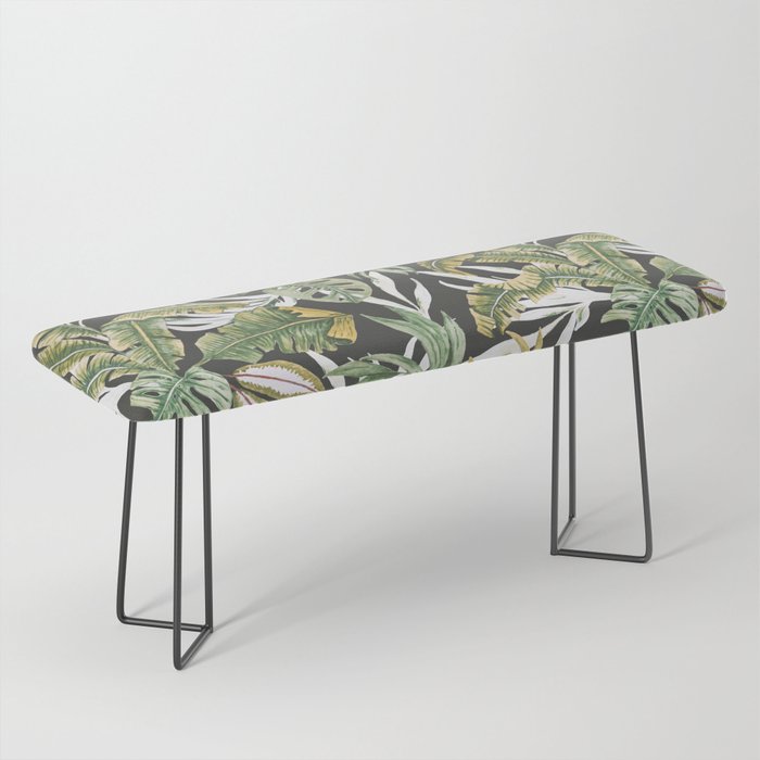 Dark watercolor jungle 1 Bench Gallery Image 1
