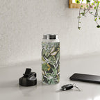 Dark watercolor jungle 1 Water Bottle Gallery Image 5