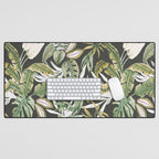 Dark watercolor jungle 1 Desk Mat Gallery Image 1