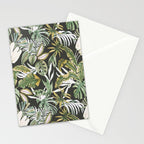 Dark watercolor jungle 1 Stationery Card Gallery Image 2