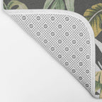Dark watercolor jungle 1 Bath Mat Gallery Image 2