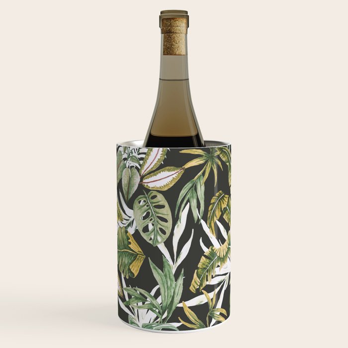 Dark watercolor jungle 1 Wine Chiller Gallery Image 1