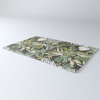 Dark watercolor jungle 1 Rug Gallery Image 3