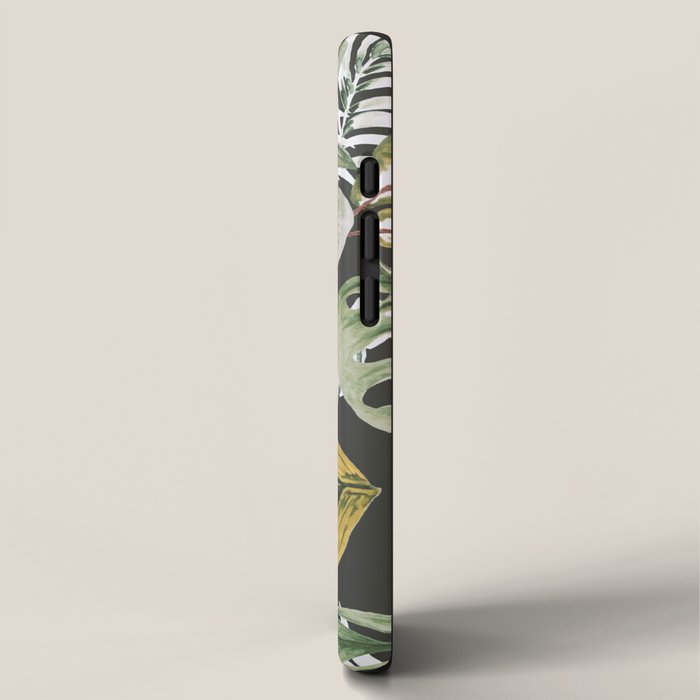 Dark watercolor jungle 1 iPhone Case Gallery Image 2