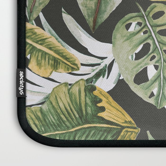 Dark watercolor jungle 1 Laptop Sleeve Gallery Image 3