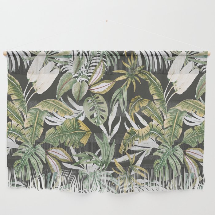 Dark watercolor jungle 1 Wall Hanging Gallery Image 1