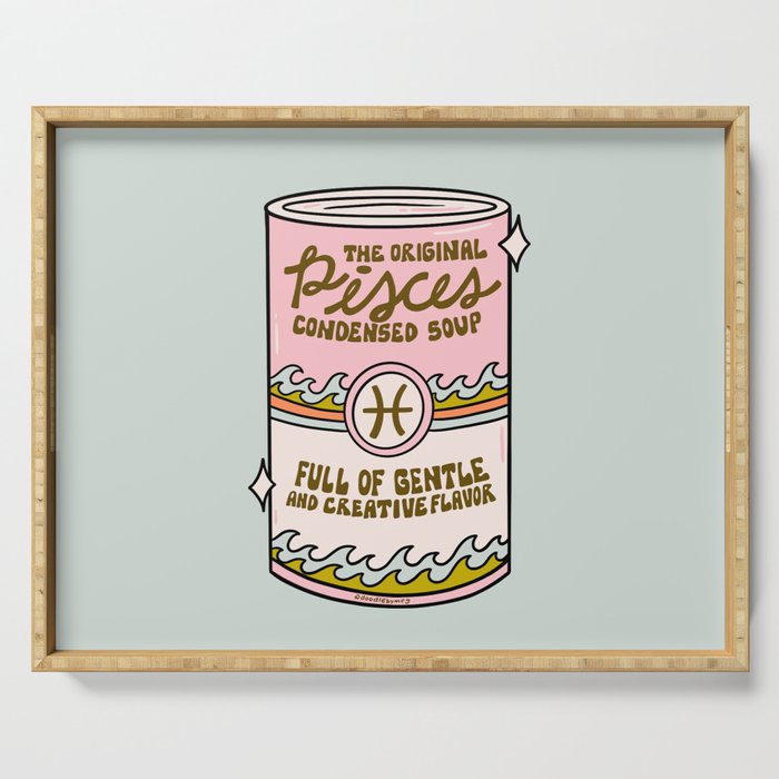 Pisces Soup Serving Tray Gallery Image 1