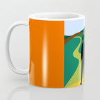 The Path Ahead, Abstract Concept Positivity Growth Mindset People, Eclectic Inspire Bohemian Contemporary Modern Pop Art Coffee Mug Gallery Image 3