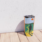The Path Ahead, Abstract Concept Positivity Growth Mindset People, Eclectic Inspire Bohemian Contemporary Modern Pop Art Travel Mug Gallery Image 4