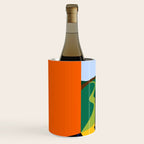The Path Ahead, Abstract Concept Positivity Growth Mindset People, Eclectic Inspire Bohemian Contemporary Modern Pop Art Wine Chiller Gallery Image 2