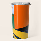 The Path Ahead, Abstract Concept Positivity Growth Mindset People, Eclectic Inspire Bohemian Contemporary Modern Pop Art Travel Mug Gallery Image 2