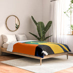The Path Ahead, Abstract Concept Positivity Growth Mindset People, Eclectic Inspire Bohemian Contemporary Modern Pop Art Comforter Gallery Image 2