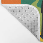 The Path Ahead, Abstract Concept Positivity Growth Mindset People, Eclectic Inspire Bohemian Contemporary Modern Pop Art Bath Mat Gallery Image 2