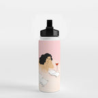 Clouds, Wine and Cat Water Bottle Gallery Image 2