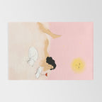 Clouds, Wine and Cat Rug Gallery Image 2
