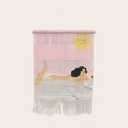 Clouds, Wine and Cat Wall Hanging Gallery Image 1