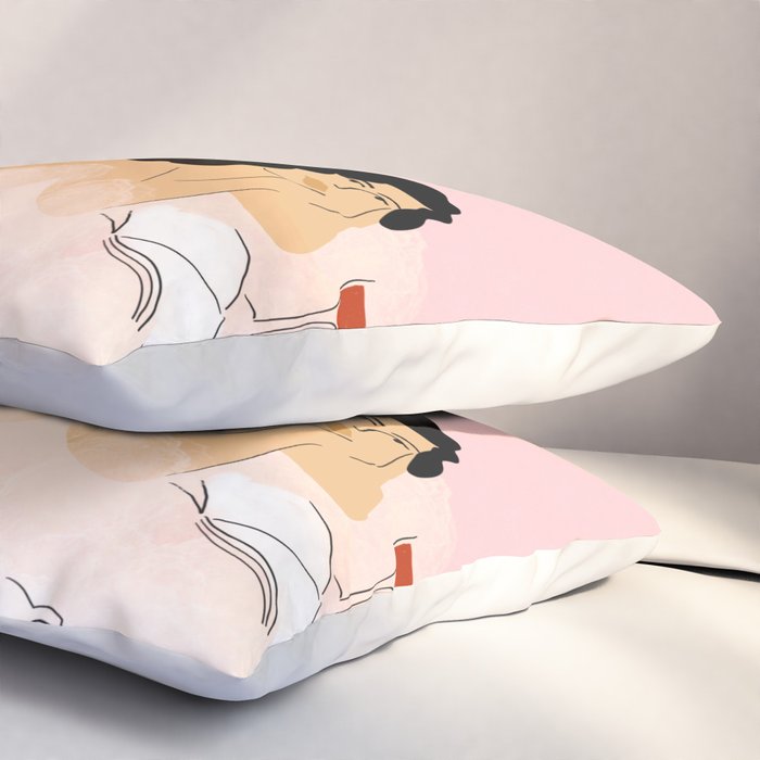 Clouds, Wine and Cat Pillow Sham Gallery Image 3