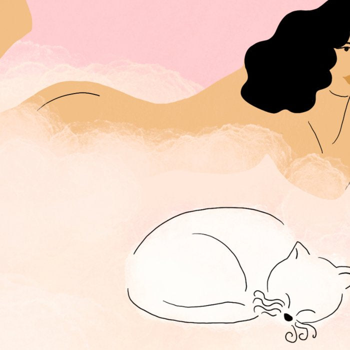 Clouds, Wine and Cat Coffee Mug Gallery Image 2