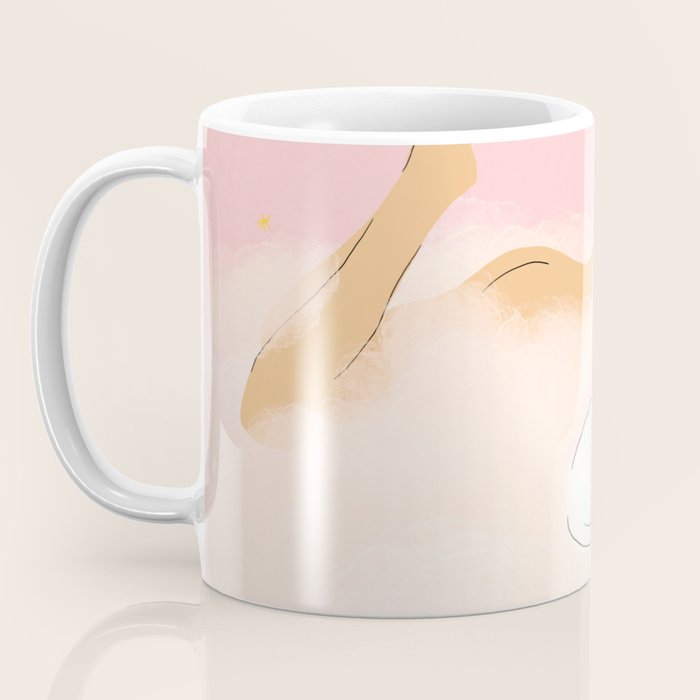 Clouds, Wine and Cat Coffee Mug Gallery Image 3