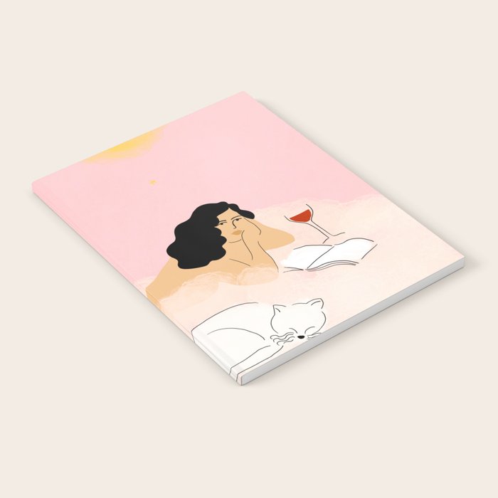 Clouds, Wine and Cat Notebook Gallery Image 2