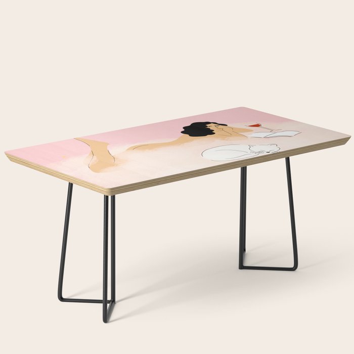 Clouds, Wine and Cat Coffee Table Gallery Image 1