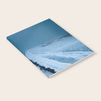 Black Sand Beach with snow in Iceland during a storm â Moody Landscape Photography Notebook Gallery Image 2