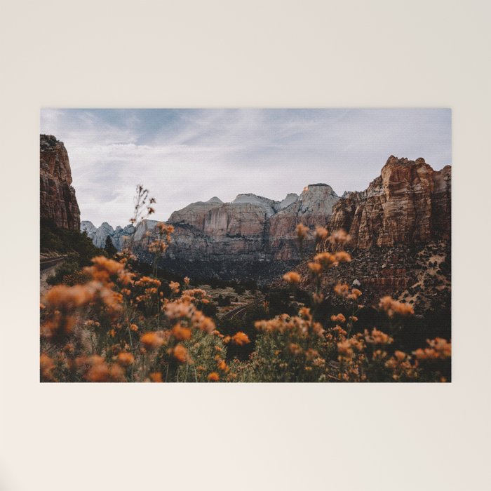 Zion Canyon through the Flora Welcome Mat Gallery Image 1